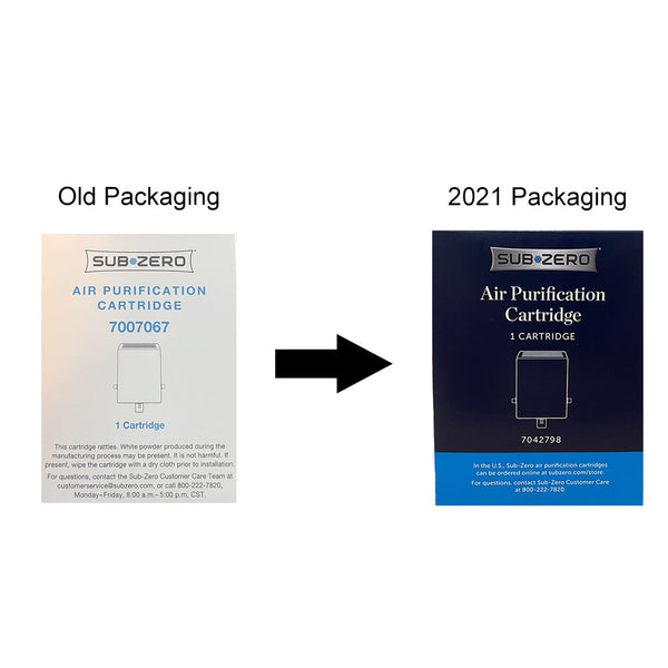 SubZero Refrigerator Air Purification Filter 7042798