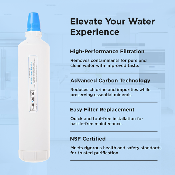 Sub-Zero 4204490 water filter product photo
4204490 filter compatible with Sub-Zero refrigerators