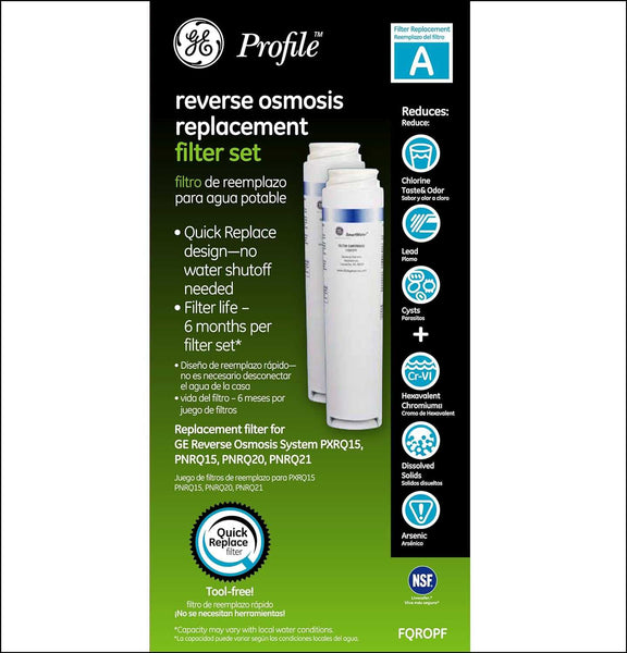 GE Profile FQROPF Under Sink Water Filter Replacement